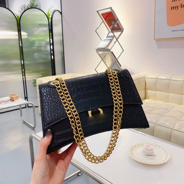balenciga hourglass shoulder bag crossbody bag crocodile chain wallet womens purses and handbags single shoulder or satchel mode switching 2
balenciga hourglass shoulder bag crossbody bag crocodile chain wallet womens purses and handbags single shoulder or satchel mode switching 2