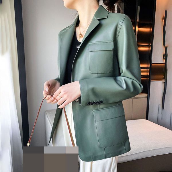 women's jackets leather suit jacket women's korean slim fit retro british in autumn 2023 coat women thick winter 230223, Black;brown
women's jackets leather suit jacket women's korean slim fit retro british in autumn 2023 coat women thick winter 230223, Black;brown