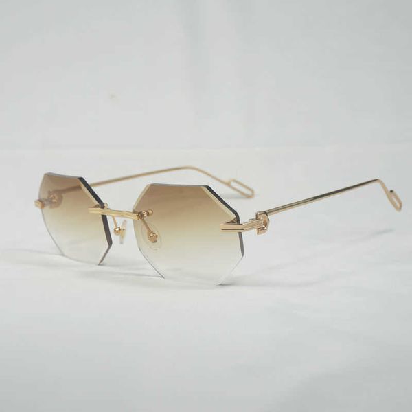 vintage rimless diamond cutting sunglasses men new lens shape shade metal frame clear glasses women new fashion factory sun glasses 70%off, White;black
vintage rimless diamond cutting sunglasses men new lens shape shade metal frame clear glasses women new fashion factory sun glasses 70%off, White;black