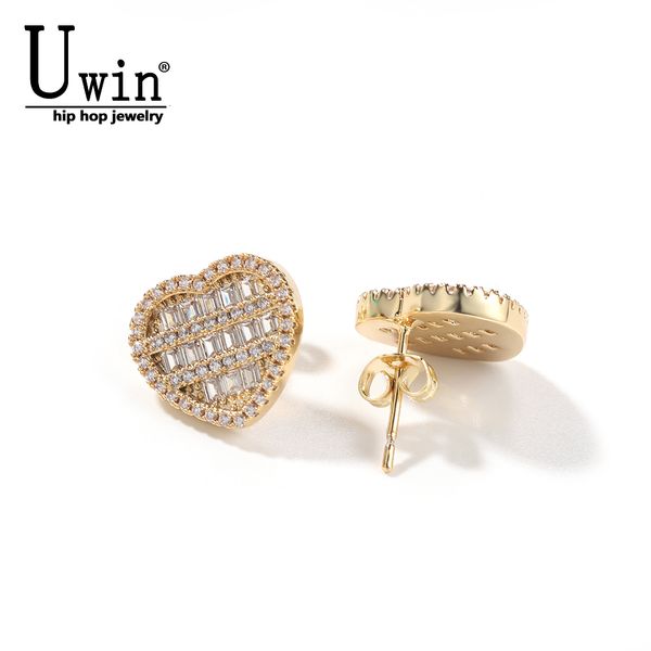 stud uwin heart shaped screw back stud earring iced out baguette cubic zirconia men women hiphop jewelry gift 230223, Golden;silver
stud uwin heart shaped screw back stud earring iced out baguette cubic zirconia men women hiphop jewelry gift 230223, Golden;silver