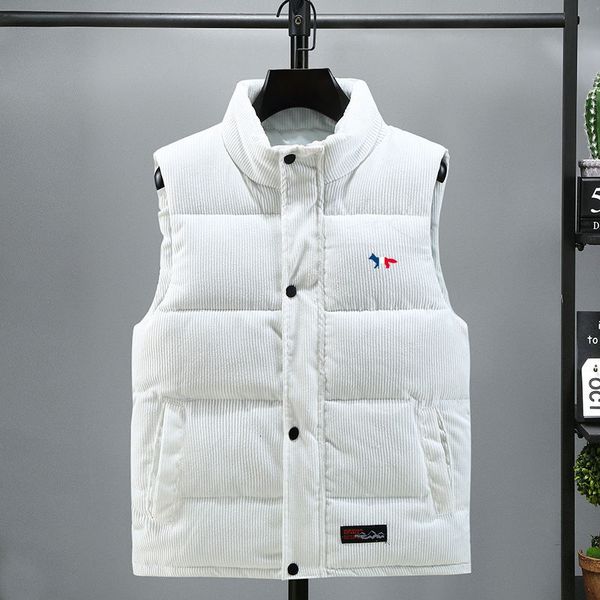 men's vests mens jacket brand embroidery sleeveless autumn warm soft casual fashion coats cotton waistcoat 230223, Black;white
men's vests mens jacket brand embroidery sleeveless autumn warm soft casual fashion coats cotton waistcoat 230223, Black;white