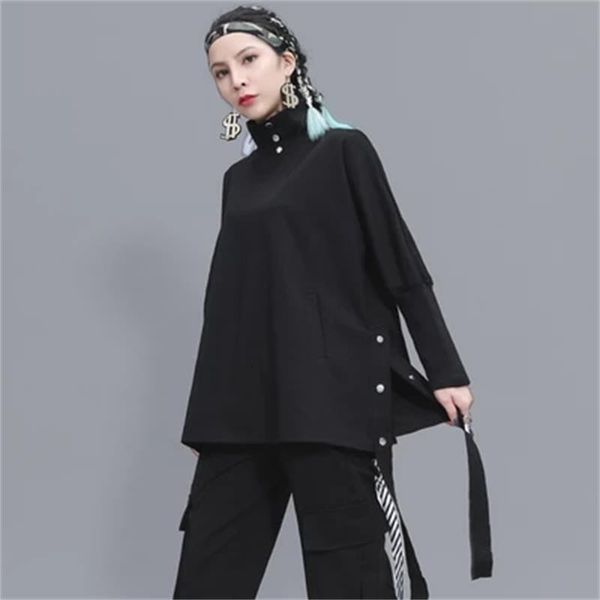 women's hoodies sweatshirts loose trend versatile high collar sweater fashionable men's and hiphop hong kong style casual coat 230, Black
women's hoodies sweatshirts loose trend versatile high collar sweater fashionable men's and hiphop hong kong style casual coat 230, Black