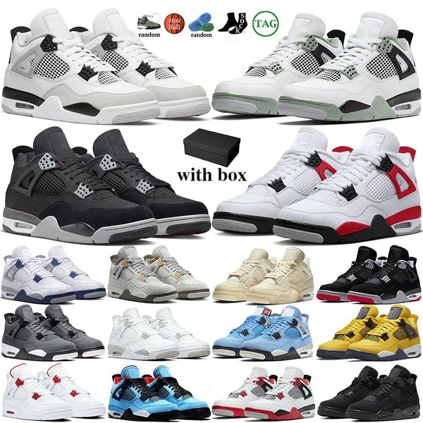 with box 4s basketball shoes women men 4 military black cat white oreo fire red thunder sail university blue cool grey infrared metallic can
with box 4s basketball shoes women men 4 military black cat white oreo fire red thunder sail university blue cool grey infrared metallic can