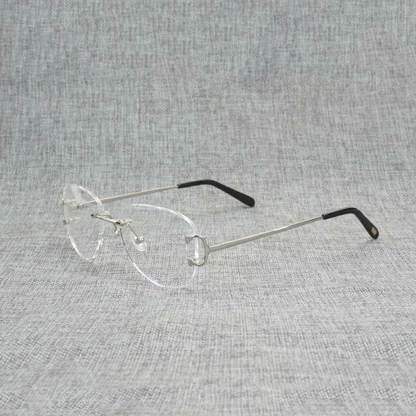 vintage rimless square clear glasses men oval c wire eyeglasses optical metal frame oversize eyewear women for reading new fashion factory s, White;black
vintage rimless square clear glasses men oval c wire eyeglasses optical metal frame oversize eyewear women for reading new fashion factory s, White;black