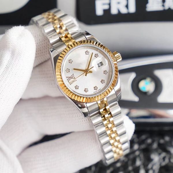 with original box high-quality couple watch 28mm ladies watch automatic men's watch 904l stainless steel strap diamond sapphire mirror, Slivery;brown
with original box high-quality couple watch 28mm ladies watch automatic men's watch 904l stainless steel strap diamond sapphire mirror, Slivery;brown