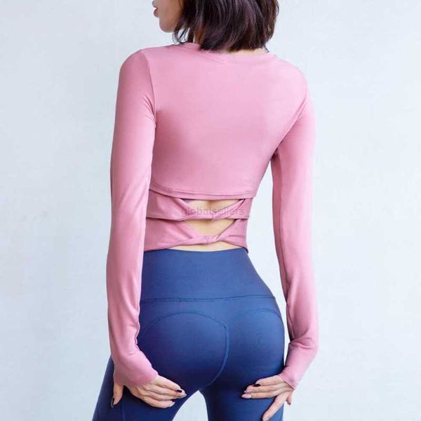 long-sleeved yoga suit thin autumn and winter new tight-fitting stretch gym running quick-drying sports t-shirt women luqkak
long-sleeved yoga suit thin autumn and winter new tight-fitting stretch gym running quick-drying sports t-shirt women luqkak