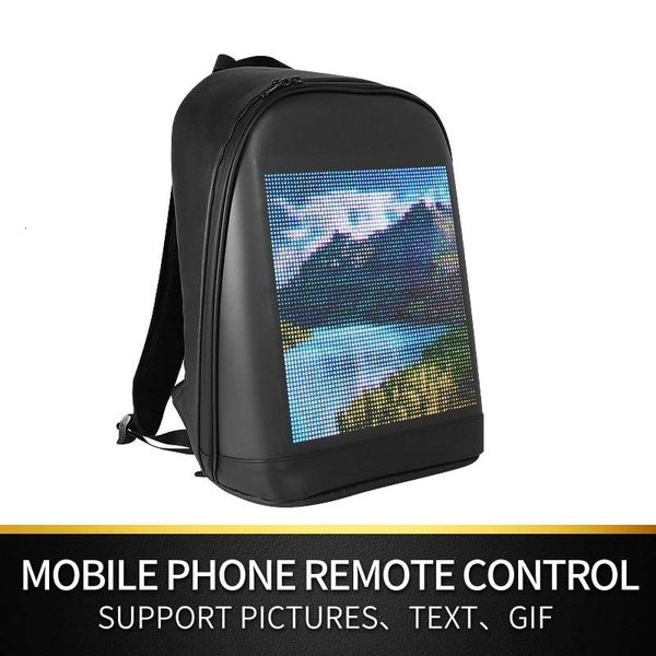 school bags smart led pix backpack led advertising light waterproof wifi version outdoor climb bag walking billboard 230223
school bags smart led pix backpack led advertising light waterproof wifi version outdoor climb bag walking billboard 230223