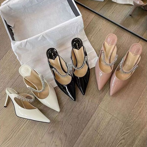 casual shoes fashion luxury women dress shoe sandal london high heels slipper crystal strap pumps designer lady patent suede heel sandals cl, Black
casual shoes fashion luxury women dress shoe sandal london high heels slipper crystal strap pumps designer lady patent suede heel sandals cl, Black