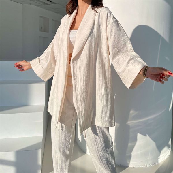 sleep lounge long women clothing spring summer sleeve turn down collar solid shirts and pants office fashion casual two pieces set 230223, White
sleep lounge long women clothing spring summer sleeve turn down collar solid shirts and pants office fashion casual two pieces set 230223, White