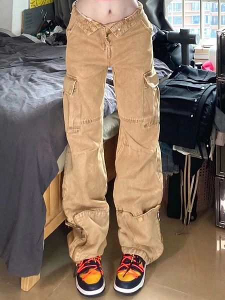 women's jeans japanese retro khaki tooling women summer thin straight trousers loose wide leg pants high street streetwear denim 230223, Blue
women's jeans japanese retro khaki tooling women summer thin straight trousers loose wide leg pants high street streetwear denim 230223, Blue