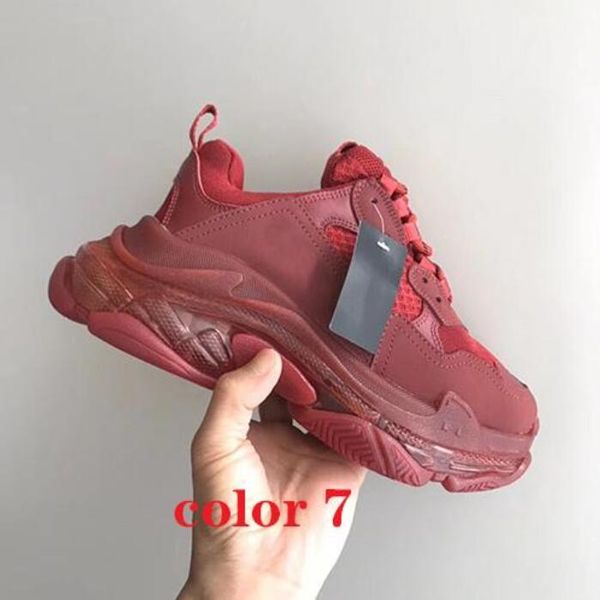 paris 17fw luxury designer triple s sneakers for women men grandpa trainer vintage navy blue orange dad shoes clear bubble bottom tennis, Black
paris 17fw luxury designer triple s sneakers for women men grandpa trainer vintage navy blue orange dad shoes clear bubble bottom tennis, Black