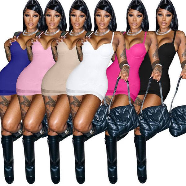 women solid color slip dresses fashion skinny clothing sleeveless casual dresses summer clothes dhl 7097, Black;gray
women solid color slip dresses fashion skinny clothing sleeveless casual dresses summer clothes dhl 7097, Black;gray