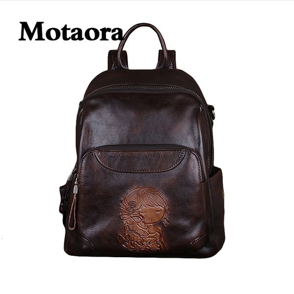 waist bags motaora leather women's retro embossing backpack for ipad book travel handbag female shoulder vintage messenger 230223
waist bags motaora leather women's retro embossing backpack for ipad book travel handbag female shoulder vintage messenger 230223