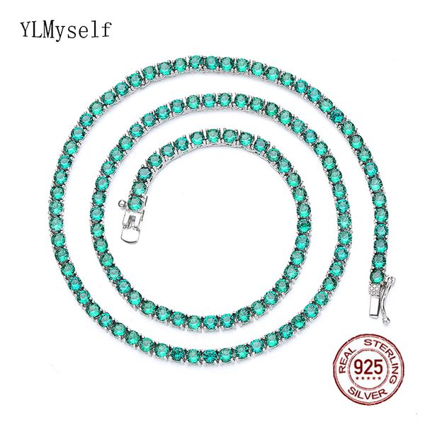 chokers 16 24 inch 41 60 cm solid real 925 sterling silver tennis choker necklace pave 3 mm emerald green zircon fine jewelry 230223, Golden;silver
chokers 16 24 inch 41 60 cm solid real 925 sterling silver tennis choker necklace pave 3 mm emerald green zircon fine jewelry 230223, Golden;silver