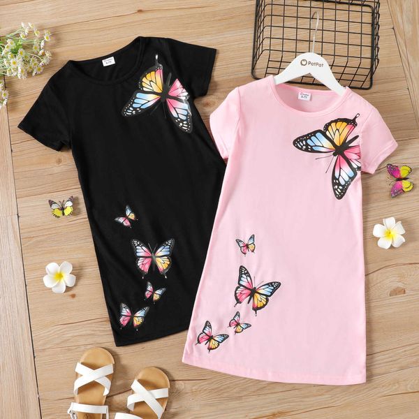 girl's dresses kid girl butterfly print cotton shortsleeve tee dress z0223, Red;yellow
girl's dresses kid girl butterfly print cotton shortsleeve tee dress z0223, Red;yellow