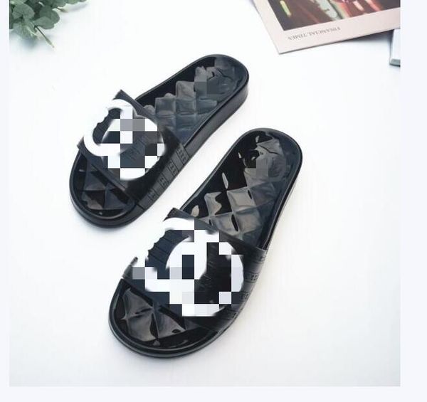 women designer slippers transparent pvc jelly sandals womens letter printed luxury summer slipper slides silicone lady flip flops flat shoe, Black
women designer slippers transparent pvc jelly sandals womens letter printed luxury summer slipper slides silicone lady flip flops flat shoe, Black