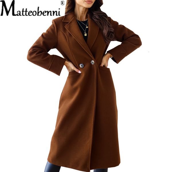 women's jackets fashion winter double breasted simplicity tweed jacket women autumn elegant lapel coat solid color female clothing 2302, Black;brown
women's jackets fashion winter double breasted simplicity tweed jacket women autumn elegant lapel coat solid color female clothing 2302, Black;brown
