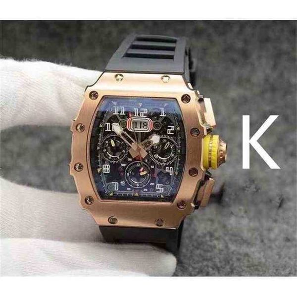 luxury mens mechanics watch richa sapphire automatic mechanical multi-function men stainless steel glass red rubber rose gold rm11-03 x4nk, Black;brown
luxury mens mechanics watch richa sapphire automatic mechanical multi-function men stainless steel glass red rubber rose gold rm11-03 x4nk, Black;brown