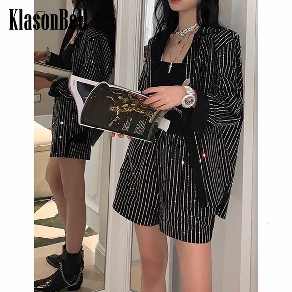 women s two piece pants 7 15 klasonbell fashion bling striped midi shirt or high waist letter shorts set women 230223, White
women s two piece pants 7 15 klasonbell fashion bling striped midi shirt or high waist letter shorts set women 230223, White