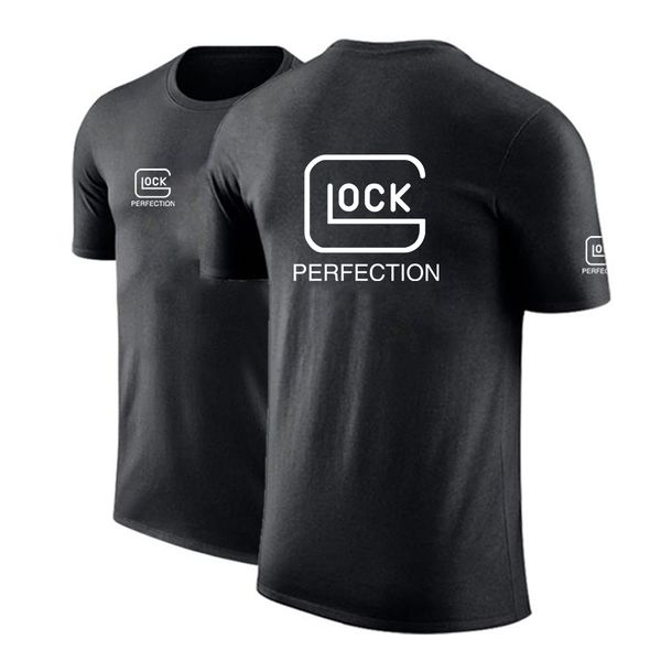 men's tshirts glock perfection shooting summer tshirt classic printing fashion solid color sports casual round neck men short 230223, White;black
men's tshirts glock perfection shooting summer tshirt classic printing fashion solid color sports casual round neck men short 230223, White;black