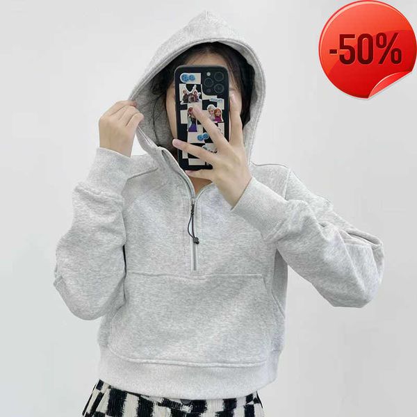 women sport jacket half zipper yoga coat clothes lu-03 quick dry fitness outfits running hoodies thumb hole sportwear gym workout hooded 3, Gray
women sport jacket half zipper yoga coat clothes lu-03 quick dry fitness outfits running hoodies thumb hole sportwear gym workout hooded 3, Gray