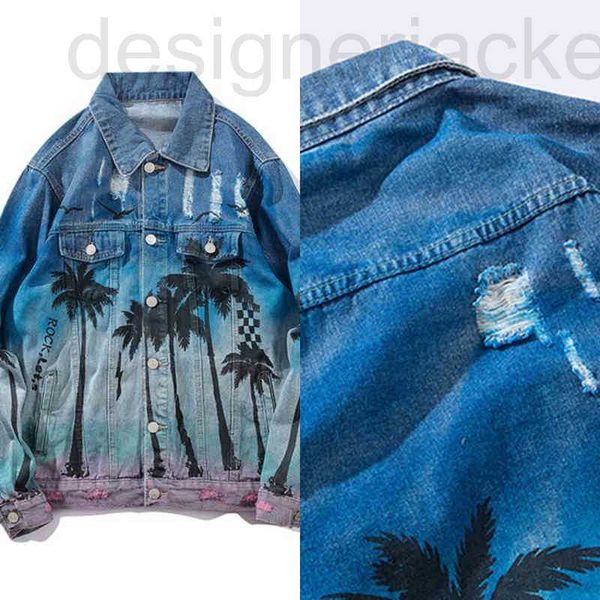 men's jackets designer coconut print wash denim jacket high street men's fashion p1 czma, Black;brown
men's jackets designer coconut print wash denim jacket high street men's fashion p1 czma, Black;brown