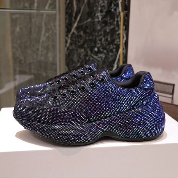 dress shoes women walking s casual thick sole breathable shiny daddy sneakers 230223, Black
dress shoes women walking s casual thick sole breathable shiny daddy sneakers 230223, Black