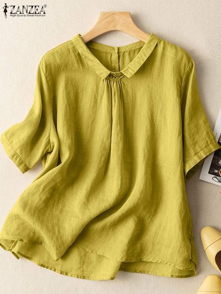 women's blouses shirts zanzea women summer blouse fashion short sleeve solid cotton casual loose work blusas female tunic party shirt, White
women's blouses shirts zanzea women summer blouse fashion short sleeve solid cotton casual loose work blusas female tunic party shirt, White