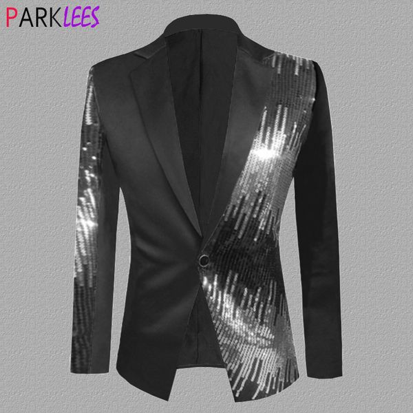 mens suits blazers black sequin patchwork suit jacket men brand slim fit one button tuxedo wedding party dinner costume homme 230222, White;black
mens suits blazers black sequin patchwork suit jacket men brand slim fit one button tuxedo wedding party dinner costume homme 230222, White;black