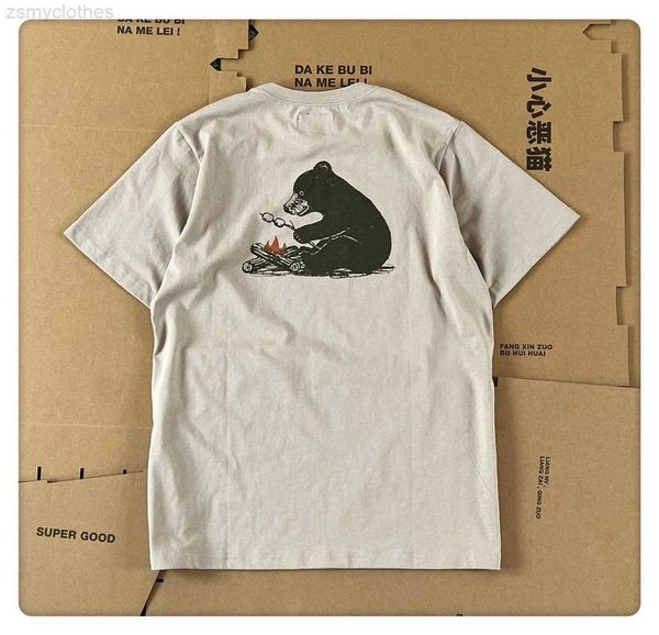 tnf animal bear printing pure cotton round neck short-sleeved couple environmental protection t-shirt, White;black
tnf animal bear printing pure cotton round neck short-sleeved couple environmental protection t-shirt, White;black