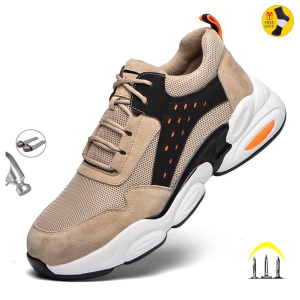 boots breathable steel toe work shoes safety men anti smashing indestructible security sneakers 230223, Black
boots breathable steel toe work shoes safety men anti smashing indestructible security sneakers 230223, Black