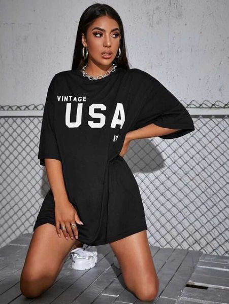 women's t-shirt vintage usa 1989 letter printed summer fashion retro style cool grunge black women t-shirt street style tumblr tee l230, White
women's t-shirt vintage usa 1989 letter printed summer fashion retro style cool grunge black women t-shirt street style tumblr tee l230, White