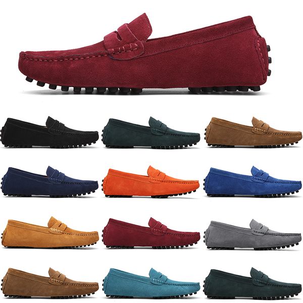 men casual shoes mens slip on lazy suede leather shoe big size 38-47 red brown, Black
men casual shoes mens slip on lazy suede leather shoe big size 38-47 red brown, Black