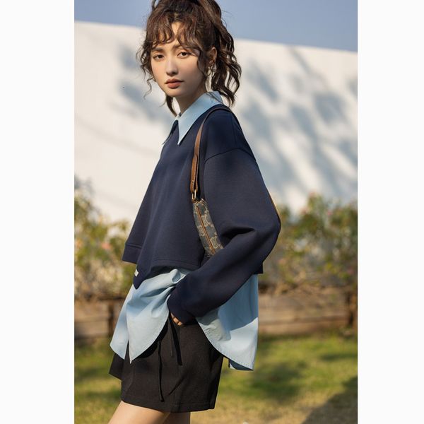 women's hoodies sweatshirts mishow contrast sleeveless shirt twopiece set women outfit 2023 spring fashion chic pullover female clothin, Black
women's hoodies sweatshirts mishow contrast sleeveless shirt twopiece set women outfit 2023 spring fashion chic pullover female clothin, Black