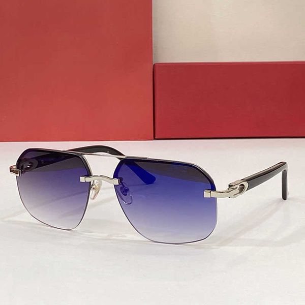 women men oversize semi-rimless sunglasses luxury brand designer sun glasses anti light eyewear uv400 gradient color lens new fashion factor, White;black
women men oversize semi-rimless sunglasses luxury brand designer sun glasses anti light eyewear uv400 gradient color lens new fashion factor, White;black