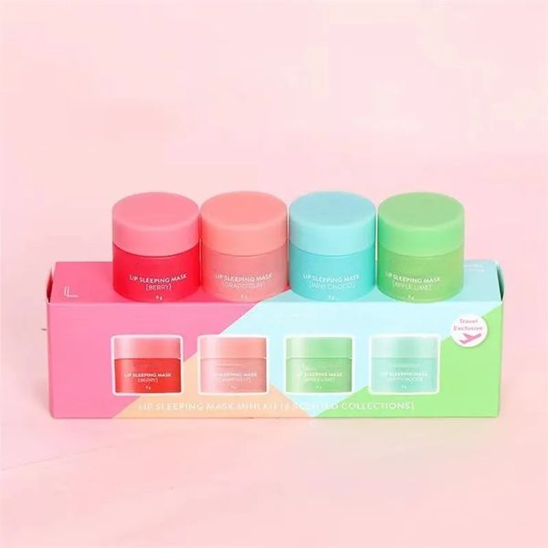 korean brand special care 8g lip balm lip sleeping mask 4pcs/set scented nutritious moisturizing lips cares cream
korean brand special care 8g lip balm lip sleeping mask 4pcs/set scented nutritious moisturizing lips cares cream