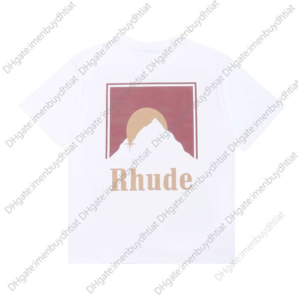bnzg 2023 new men's t shirt fashion designer rhude couple classic snow mountain sunset theme print american loose oversize cotton short, White;black
bnzg 2023 new men's t shirt fashion designer rhude couple classic snow mountain sunset theme print american loose oversize cotton short, White;black