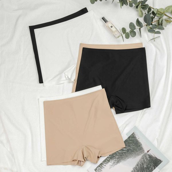 women's safety pants traceless underwear for women non-crimped high-waisted pure cotton bottom santi-fading ice silk bottoms can be, Black;white
women's safety pants traceless underwear for women non-crimped high-waisted pure cotton bottom santi-fading ice silk bottoms can be, Black;white