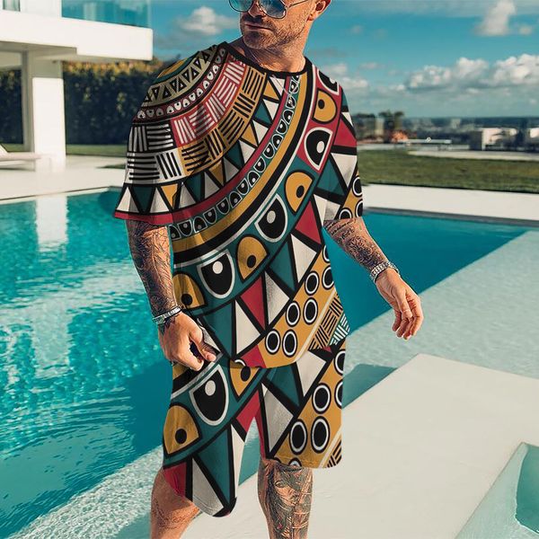 men's tracksuits summer tracksuit suits african totem series sports jogging colorful t shirt outfits 3d printed breathable 2 piece sets, Gray
men's tracksuits summer tracksuit suits african totem series sports jogging colorful t shirt outfits 3d printed breathable 2 piece sets, Gray