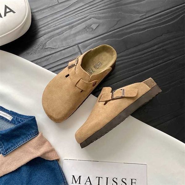 luxury slippers designer birkinstocks sandals 2023 new thick bottom boken shoes half drag women's spring one foot put on baotou slipper, Black
luxury slippers designer birkinstocks sandals 2023 new thick bottom boken shoes half drag women's spring one foot put on baotou slipper, Black