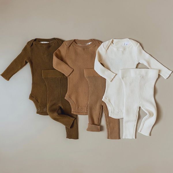 clothing sets autumn baby clothes sets born boys girls solid ribbed long sleeve bodysuitslong pants toddler cotton casual homewear outfits 2, White
clothing sets autumn baby clothes sets born boys girls solid ribbed long sleeve bodysuitslong pants toddler cotton casual homewear outfits 2, White
