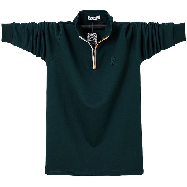 men's polos fashion solid polo shirt men korean fashion embroidery long sleeve casual fit slim men's polo shirt zipper collar 6xl, White;black
men's polos fashion solid polo shirt men korean fashion embroidery long sleeve casual fit slim men's polo shirt zipper collar 6xl, White;black