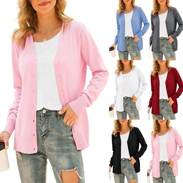 women's blouses shirts spring and autumn women fashion solid color long sleeve button pink coat s3xl versatile sunscreen cardigan jacke, White
women's blouses shirts spring and autumn women fashion solid color long sleeve button pink coat s3xl versatile sunscreen cardigan jacke, White