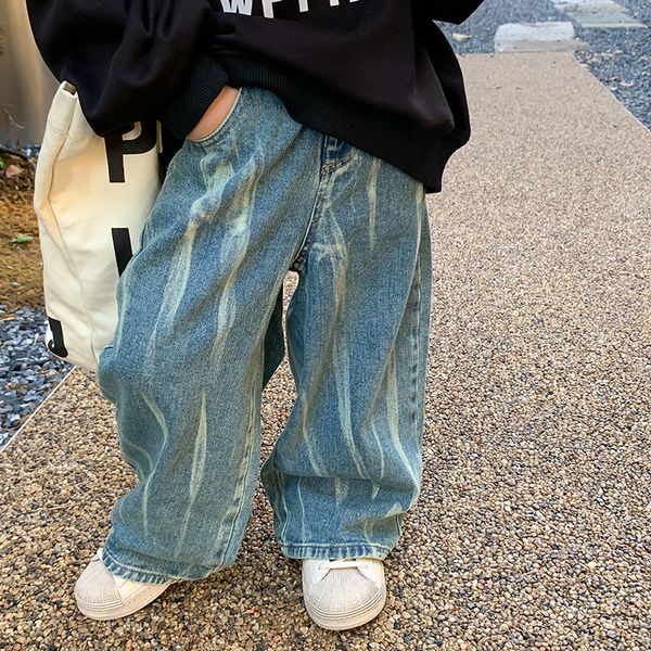 jeans children's pants spring tie-dyed denim wide leg pants cool trouser 3-29 230223, Blue
jeans children's pants spring tie-dyed denim wide leg pants cool trouser 3-29 230223, Blue