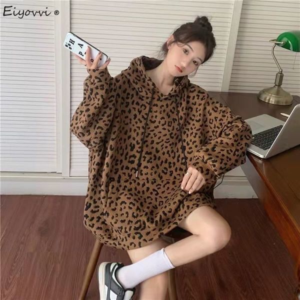 women's hoodies sweatshirts female velvet leopard print loose lazy wind longsleeved fashion wear casual thick hooded sweatshirt women 2, Black
women's hoodies sweatshirts female velvet leopard print loose lazy wind longsleeved fashion wear casual thick hooded sweatshirt women 2, Black