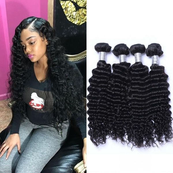 4 bundles per set virgin remy hair bundles 10a malaysian hair wefts deep wave loose wave natural wave waterwave bundle deals, Black
4 bundles per set virgin remy hair bundles 10a malaysian hair wefts deep wave loose wave natural wave waterwave bundle deals, Black