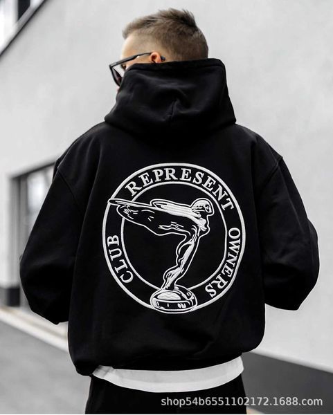 2023 men's and women's hoodies fashion western european brand designer represne power by flying goddess angel letter embroidered h, Black
2023 men's and women's hoodies fashion western european brand designer represne power by flying goddess angel letter embroidered h, Black