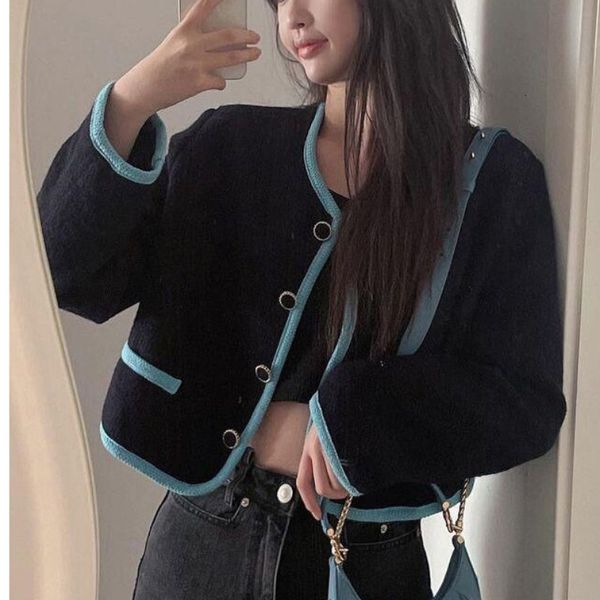womens jackets small fragrant short black coat chic korean vintage jacket for women jaqueta feminina ropa mujer chaquetas 230223, Black;brown
womens jackets small fragrant short black coat chic korean vintage jacket for women jaqueta feminina ropa mujer chaquetas 230223, Black;brown