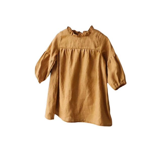 girl's dresses spring autumn dresses for girls linen pastoral toddler baby girl party dress solid long sleeve children's fashion k, Red;yellow
girl's dresses spring autumn dresses for girls linen pastoral toddler baby girl party dress solid long sleeve children's fashion k, Red;yellow