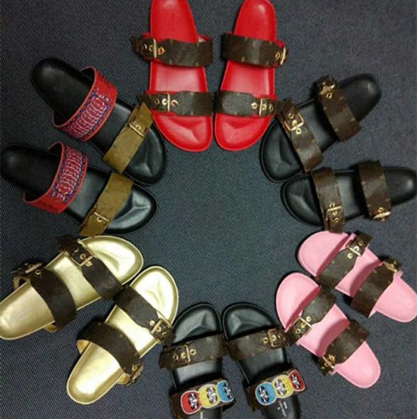 bom dia flat mule slippers designer leather womens sandals 2 straps with adjusted gold buckles women men brown summer old flowers slippers s, Black
bom dia flat mule slippers designer leather womens sandals 2 straps with adjusted gold buckles women men brown summer old flowers slippers s, Black